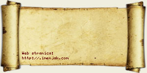 Mina Rosić vizit kartica